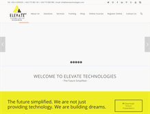 Tablet Screenshot of elevatechnologies.com
